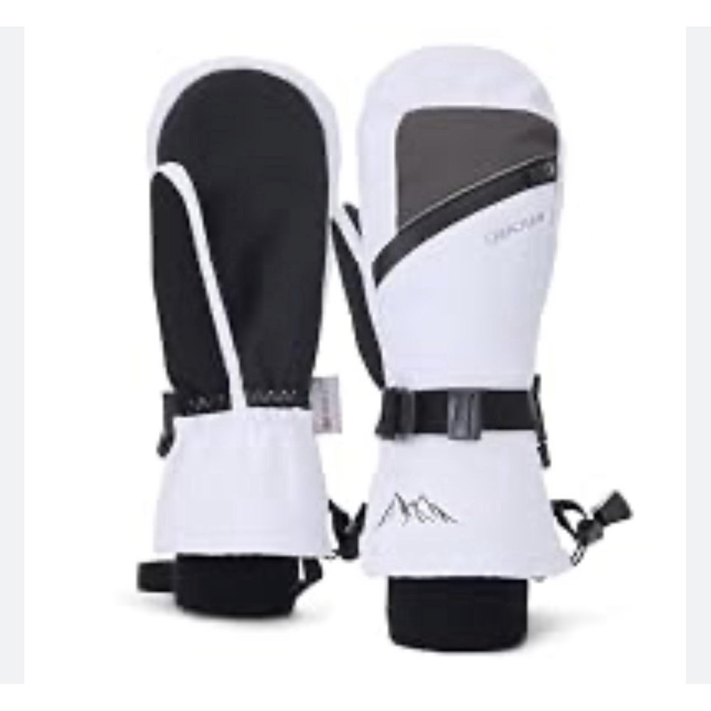 Men Women Winter Thermal Waterproof Windproof Touch Screen Snow Gloves Med/Lg